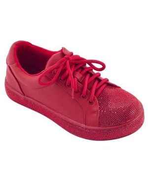 Lady Couture Legend Rhinestone Sneaker - Pink