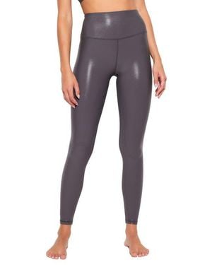 Spiritual Gangster Lotus High Gloss 7/8 Leggings - Blue