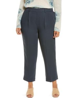 Vince Tapered Pull-On Pants - Blue