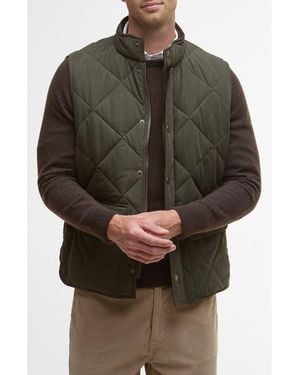 Barbour Winter Lowerdale Quilted Vest - Brown