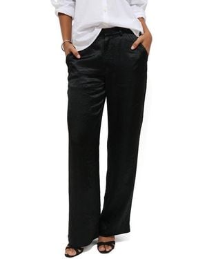 Alex Mill Claire High Waist Wide Leg Pants - Black