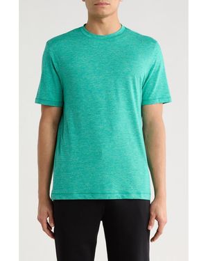 Bugatchi Crewneck Performance T-Shirt - Green