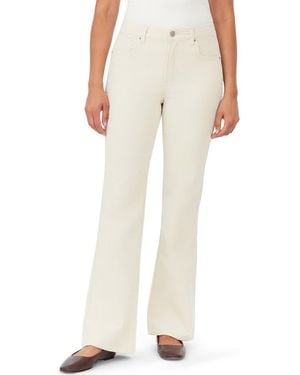 Kensie The Natalie High Waist Bootcut Corduroy Pants - Natural