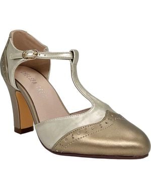 Chelsea Crew Gatsby Ii T-Strap Pump - Metallic
