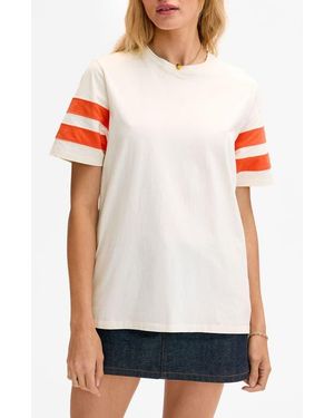 Clare V. Original Varsity T-Shirt - White