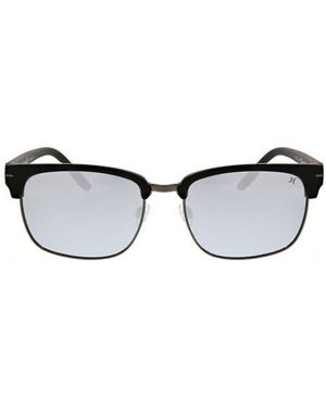 Hurley Retro Polarized Square Sunglasses - Black