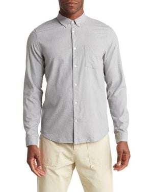 NN07 Sixten Solid Sport Shirt - Gray
