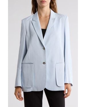 Twp Sweet Pea Peak Lapel Blazer - Blue
