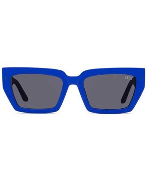 DEZI Stacked 55Mm Cat Eye Sunglasses in Blue | Lyst display picture 2