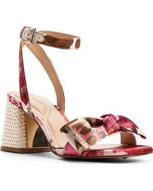 Ted Baker Giana Ankle Strap Block Heel Sandal - Multicolor