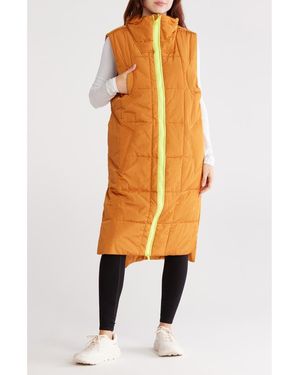 Free People On The Move Packable Vest - Orange