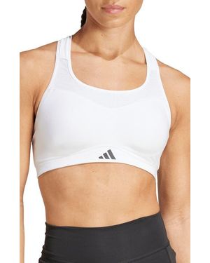 adidas Tlrdim Hs Low Impact Sports Bra - White