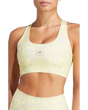 adidas By Stella McCartney Truepurpose Power Impact Training Medium Support Sports Bra - Green