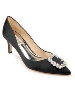 Badgley Mischka Carrie Crystal Embellished Pump - Black