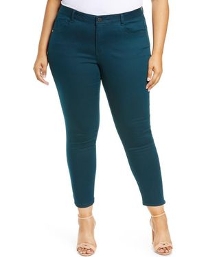 Wit & Wisdom 'Ab'Solution High Waist Ankle Skinny Pants - Blue