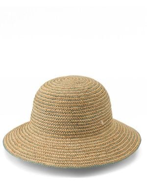 Helen Kaminski Evadine Packable Raffia Sun Hat - Natural