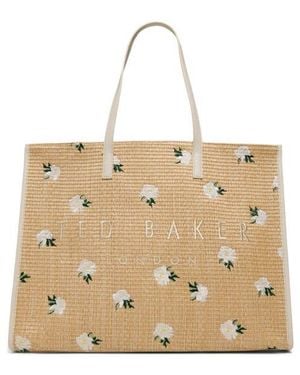 Ted Baker Palmer Tote - Natural
