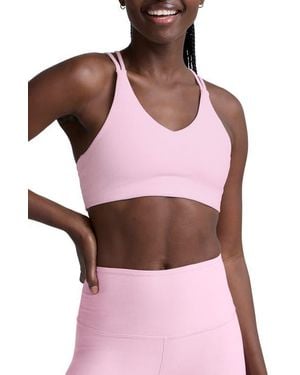 Beyond Yoga Spacedye Get Across Sports Bra - Red