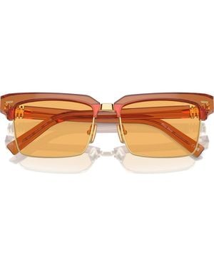 Miu Miu 54Mm Square Sunglasses - Brown