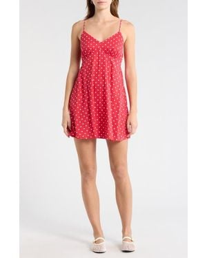 Abound Printed Minidress - Red