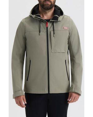 HUNTER Kolmen Water Repellent Softshell Utility Jacket - Gray