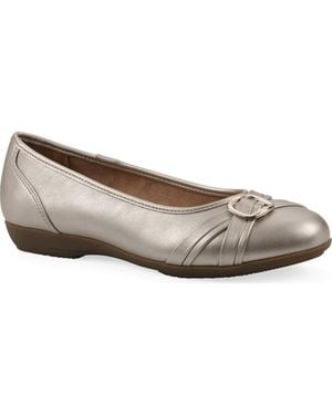 White Mountain Calming Buckle Strap Flat - Gray