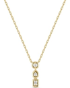 Bony Levy Maya 18K Diamond Pendant Necklace - Metallic