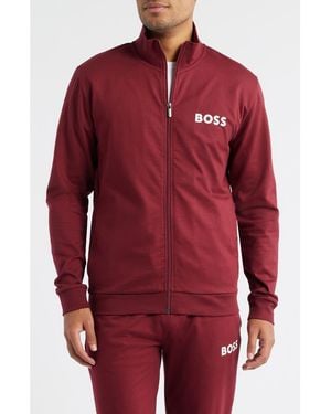 BOSS Ease Track Jacket - Red