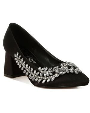 LONDON RAG Abatina Embellished Pump - Black