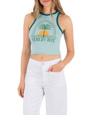 Hurley Tranquil Sea Graphic Tank - Blue