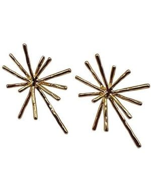 MacRae & Co Starburst Earrings - Metallic
