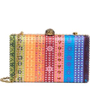 Kurt Geiger Kensington Crystal Clutch - Blue