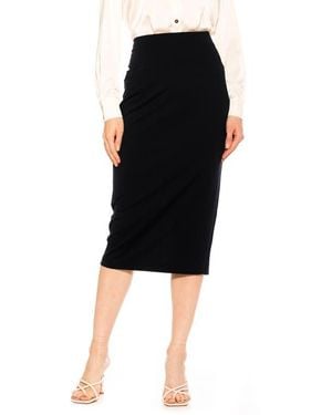 Alexia Admor Jacki Pencil Midi Skirt - Black