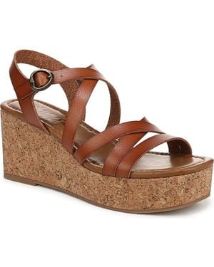 Blowfish Aurora Strappy Wedge Sandal - Brown