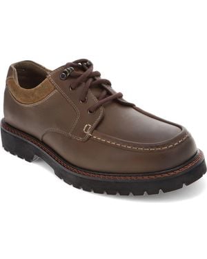 Dockers Glacier Rugged Moc Toe Oxford - Brown