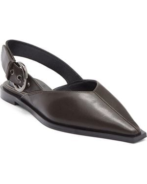 Jeffrey Campbell Wentz Slingback Flat - Black