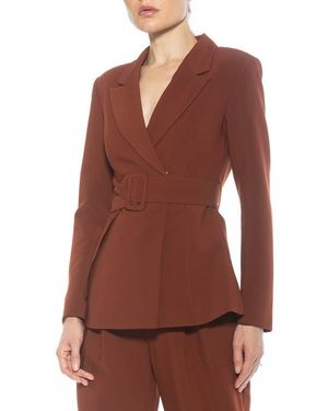 Alexia Admor Janna Longline Blazer - Red