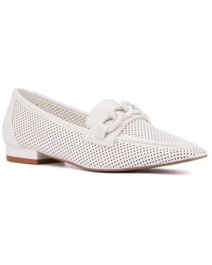 TORGEIS Kalina Perforated Loafer - White