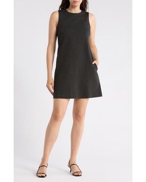 Nordstrom Rack Sleeveless Ponte Shift Dress - Black