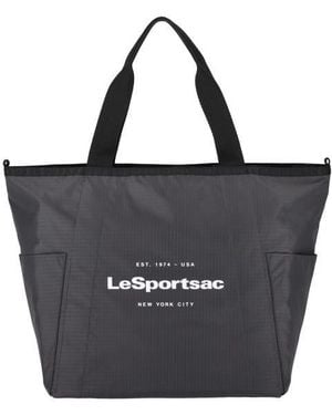 LeSportsac Large Reversible Pocket Tote Bag - Black