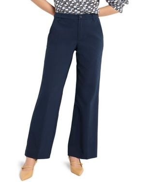 NIC+ZOE Seasonless Wide Leg Pants - Blue