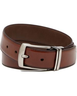 Boconi Reversible Leather Casual Belt - Brown