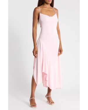 3.1 Phillip Lim Asymmetrical Knit Dress - Pink