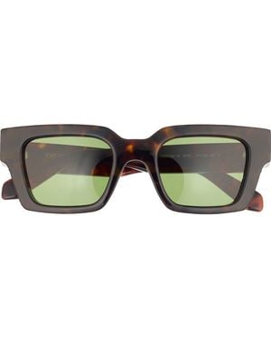Off-White c/o Virgil Abloh Virgil 50Mm Square Sunglasses - Brown
