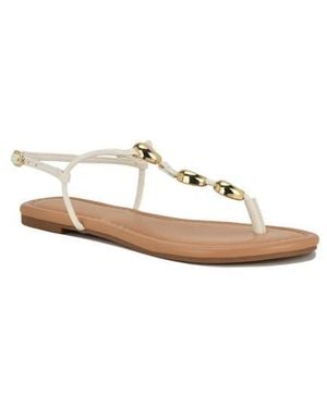 Nine West Bello Slingback Thong Sandal - White