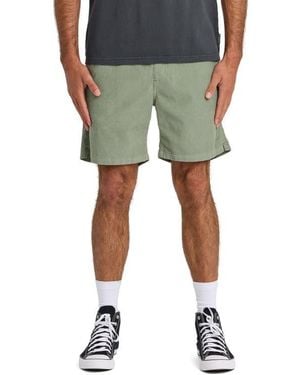Quiksilver Taxer Corduroy Shorts - Green