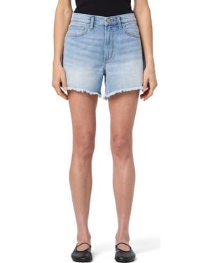 Joe's Jeans Relaxed High Waist Denim Shorts - Blue