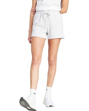 adidas Logo Sweat Shorts - White