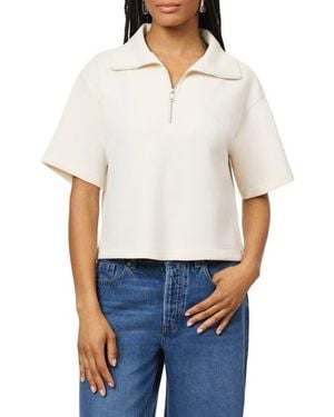 Scotch & Soda Quarter Zip Tee - White
