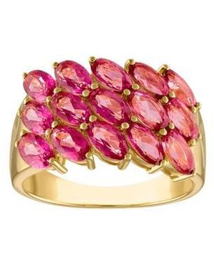 FZN 15-Stone Cocktail Ring - Red